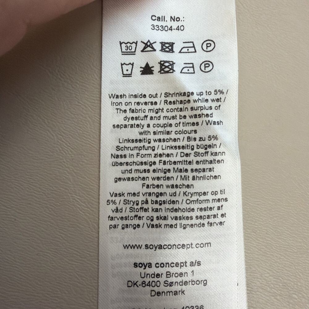 NWT Soya Concept Cream Long Sleeve Round Neck Long Sweater #1775 Size XL - Picture 12 of 13